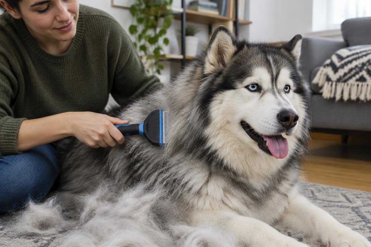 How to Control Dog Shedding: Brushing, Diet and Tools